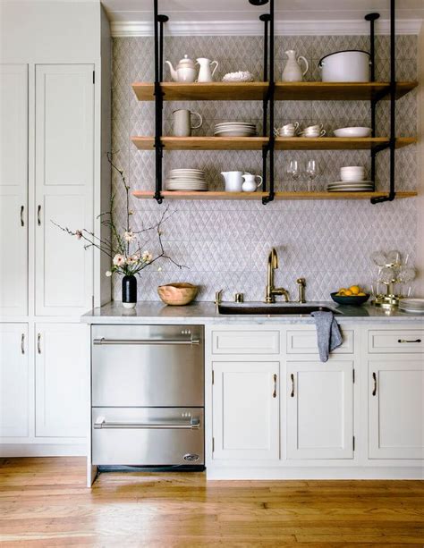 kitchen shelving instead of cabinets